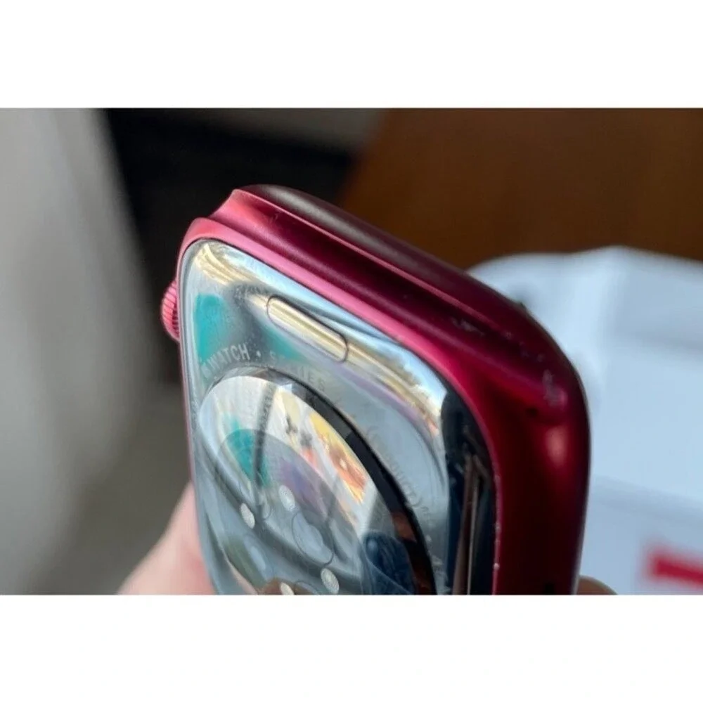 Working Apple Watch Series 7 Project Red Midnight W Charger new Band